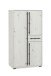 Highboard >Almo< 3 Türen, 1 Schublade, 5 Böden, in Dekor Artisan Eiche weiß - 75,3x140x38,5cm (BxHxT)