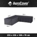 Gartenmöbel-Schutzhülle >AeroCover< in anthrazit, Polyester - 235x70x235 (BxHxT)