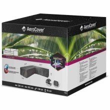Gartenmöbel-Schutzhülle >AeroCover< in anthrazit, Polyester - 255x70x255 (BxHxT)