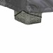 Gartenmöbel-Schutzhülle >AeroCover< in anthrazit, Polyester - 255x70x255 (BxHxT)