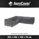 Gartenmöbel-Schutzhülle >AeroCover< in anthrazit, Polyester - 255x70x255 (BxHxT)