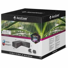 Gartenmöbel-Schutzhülle >AeroCover< in anthrazit, Polyester - 300x70x300 (BxHxT)