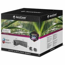 Gartenmöbel-Schutzhülle >AeroCover< in anthrazit, Polyester - 270x90x210 (BxHxT)