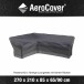Gartenmöbel-Schutzhülle >AeroCover< in anthrazit, Polyester - 270x90x210 (BxHxT)