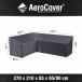 Gartenmöbel-Schutzhülle >AeroCover< in anthrazit, Polyester - 270x90x210 (BxHxT)