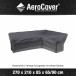 Gartenmöbel-Schutzhülle >AeroCover< in anthrazit, Polyester - 210x90x270 (BxHxT)