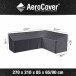 Gartenmöbel-Schutzhülle >AeroCover< in anthrazit, Polyester - 210x90x270 (BxHxT)