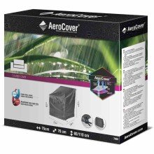 Gartenmöbel-Schutzhülle >AeroCover< in anthrazit, Polyester - 75x110x78 (BxHxT)