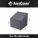 Gartenmöbel-Schutzhülle >AeroCover< in anthrazit, Polyester - 75x110x78 (BxHxT)