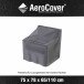 Gartenmöbel-Schutzhülle >AeroCover< in anthrazit, Polyester - 75x110x78 (BxHxT)
