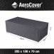 Gartenmöbel-Schutzhülle >AeroCover< in anthrazit, Polyester - 205x70x100 (BxHxT)