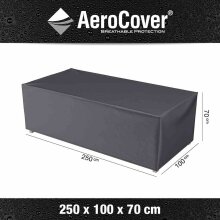Gartenmöbel-Schutzhülle >AeroCover< in anthrazit, Polyester - 250x70x100 (BxHxT)