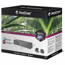 Gartenmöbel-Schutzhülle >AeroCover< in anthrazit, Polyester - 210x40x75 (BxHxT)