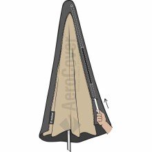 Sonnenschirm-Schutzhülle >AeroCover< in anthrazit, Polyester - 85x250x85 (BxHxT)