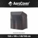 Strandkorb-Schutzhülle >AeroCover< in anthrazit, Polyester - 105x150cm (BxT)