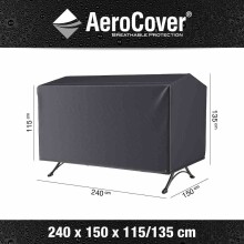 Gartenmöbel-Schutzhülle >AeroCover< in...