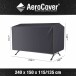 Gartenmöbel-Schutzhülle >AeroCover< in anthrazit - 150x135x240 (BxHxT)