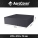 Gartenmöbel-Schutzhülle >AeroCover< in anthrazit, Polyester - 270x70x210 (BxHxT)