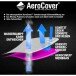Gartenmöbel-Schutzhülle >AeroCover< in anthrazit, Polyester - 250x90x250 (BxHxT)