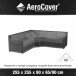 Gartenmöbel-Schutzhülle >AeroCover< in anthrazit, Polyester - 250x90x250 (BxHxT)