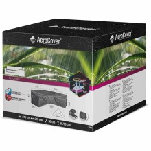 Gartenmöbel-Schutzhülle >AeroCover< in anthrazit, Polyester - 270x90x270 (BxHxT)
