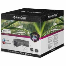 Gartenmöbel-Schutzhülle >AeroCover< in anthrazit, Polyester - 270x90x270 (BxHxT)