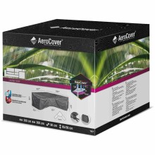 Gartenmöbel-Schutzhülle >AeroCover< in anthrazit, Polyester - 300x90x300 (BxHxT)