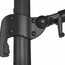 Ampelschirm >ALPHAWING N+< in taupe, Aluminium - 262x300cm (HxD)