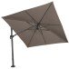 Ampelschirm >ALPHAWING N+< in taupe, Aluminium - 262x300cm (HxD)