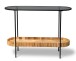 Konsole >Jason 3< in Glas, Metall schwarz, Mangoholz massiv - 107x78x36cm (BxHxT)