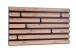 Garderobenpaneel >Tip 1< 6 Haken, 3D Artisaneiche Dekor, Metall schwarz - 80x40 (LxH)