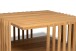 Couchtisch >Malik< rollbar, Wildeiche massiv geölt - 75x40x75cm (BxHxT)