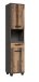 Seitenschrank >Veris< 2 Türen, 1 Schublade, 1 Fach, Old-Wood Vintage Dekor / Betonoptik - 40,2x186,8x34,8cm B/H/T