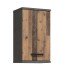 Hängeschrank >Veris< 1 Tür, Old-Wood Vintage Dekor / Betonoptik - 40,2x68,8x29cm B/H/T