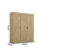 Drehtürenschrank >Voyager< 3 Türen, 4...