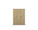 Drehtürenschrank >Voyager< 3 Türen, 4 Böden, 1 Stange, Eiche Artisan Dekor - 140x194x53cm B/H/T
