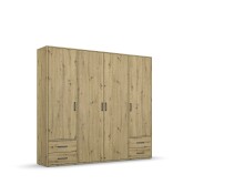 Drehtürenschrank >Voyager< 4 Schübe, 5...