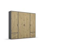 Drehtürenschrank >Voyager< 4 Schübe, 5...
