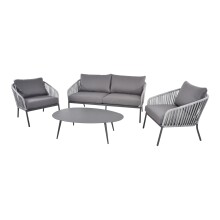 Gartenlounge-Set >CATTIVU< Sessel, 2-Sitzer, Tisch,...