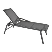 Gartenliege >Mojito Negro< Komforthöhe 48cm,...