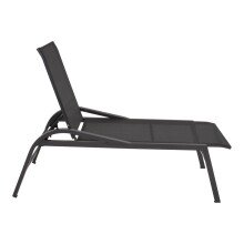 Gartenliege >Mojito Negro< Komforthöhe 48cm,...