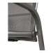 Hochlehner >Mojito Negro< Gartenstuhl, Armlehnstuhl, Aluminium anthrazit - 59x110x69 (BxHxT)
