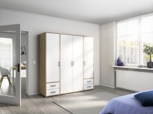 Drehtürenschrank >Voyager< 4 Schübe, 5...
