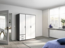 Drehtürenschrank >Voyager< 2 Schübe, 3...