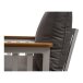 Loungeset >Amalfi< 3-Sitzer, 2 Sessel, Tisch, mit Kissen, Alu mattweiß / Anthrazit