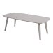 Loungeset >Amalfi< 3-Sitzer, 2 Sessel, Tisch, mit Kissen, Alu mattweiß / Anthrazit
