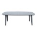 Loungeset >Amalfi< 3-Sitzer, 2 Sessel, Tisch, mit Kissen, Alu grau / grau