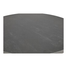 Gartentisch >Mojito Ceramic Negro< rund, Glaskeramik, Aluminium, anthrazit - 74x150 (HxD)