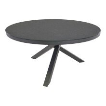 Gartentisch >Mojito Ceramic Negro< rund,...