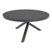 Gartentisch >Mojito Ceramic Negro< rund, Glaskeramik, Aluminium, anthrazit - 74x150 (HxD)